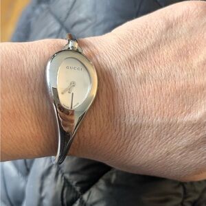 Gucci Stainless Steel bangle watch